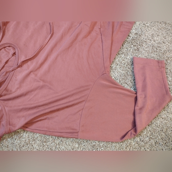 Fabletics Mauve Oversized Hooded Pullover 1X - Picture 5 of 9